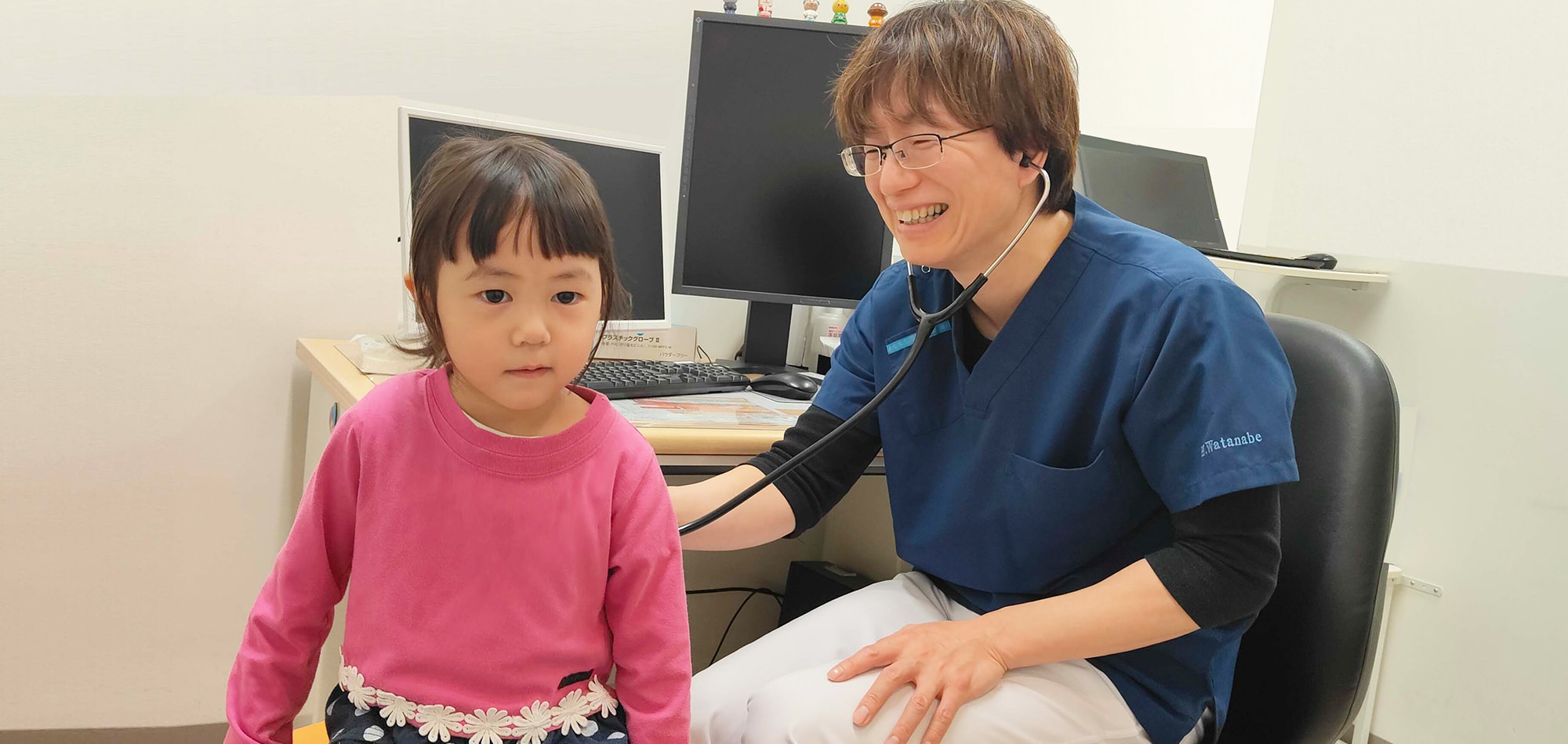 小児科の診察様子